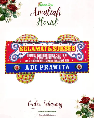 Karangan Bunga Ucapan Selamat di Ngadas