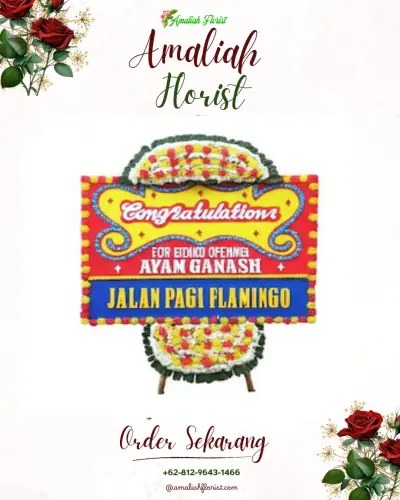 Bunga Papan Congratulation di Ngadas
